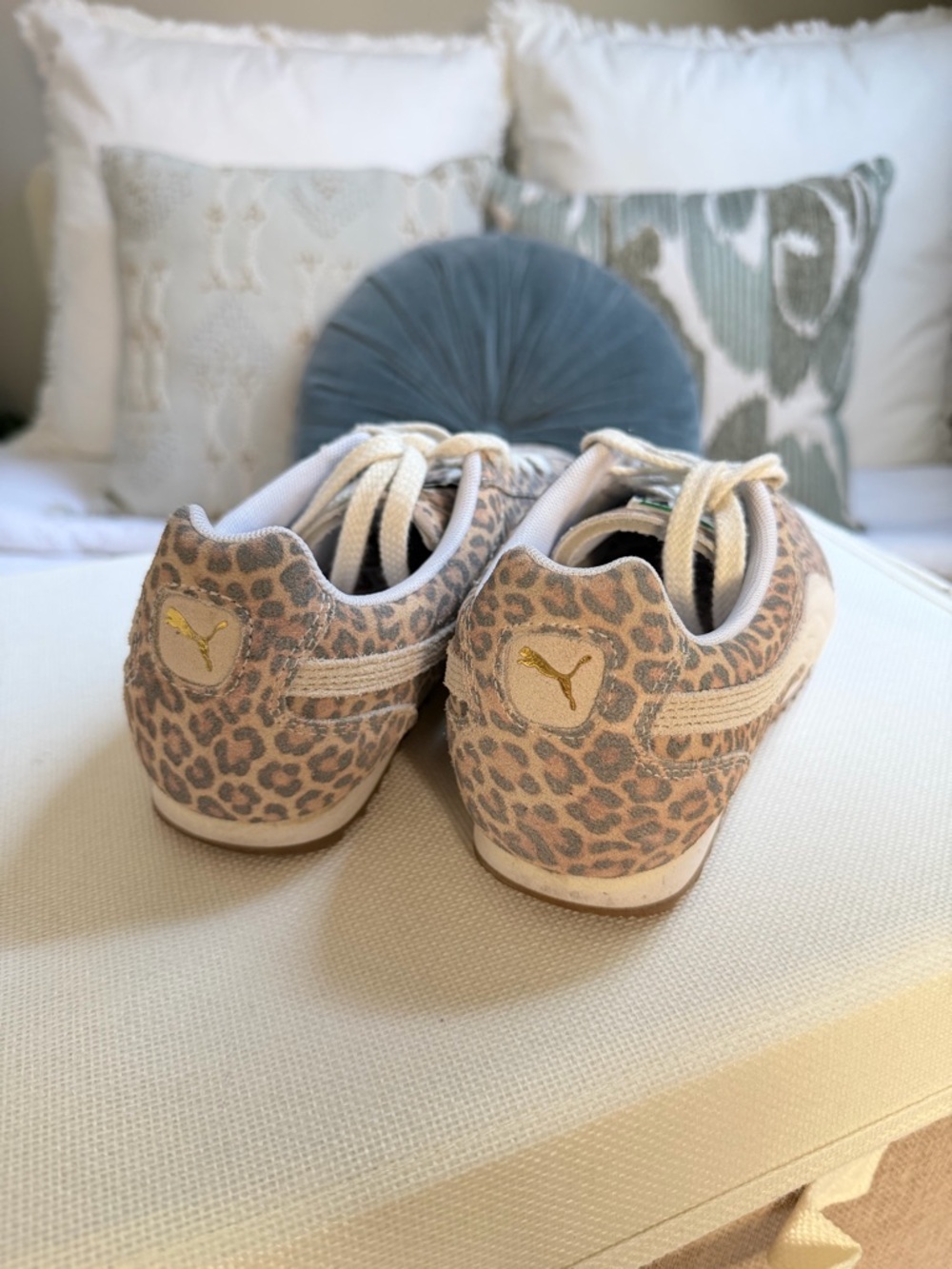 Puma Women’s Leopard Print Sneakers - Picture 4 of 7